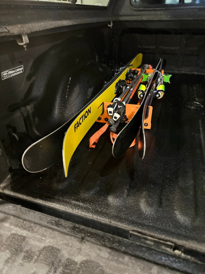 Truck Bed Ski & Snowboard Rack - SUUS Rack SR3T - Made in Montana ...